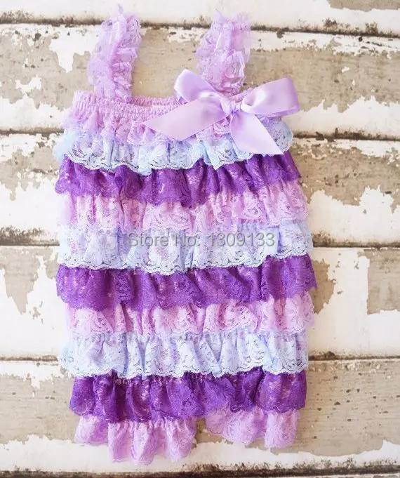 purple baby romper