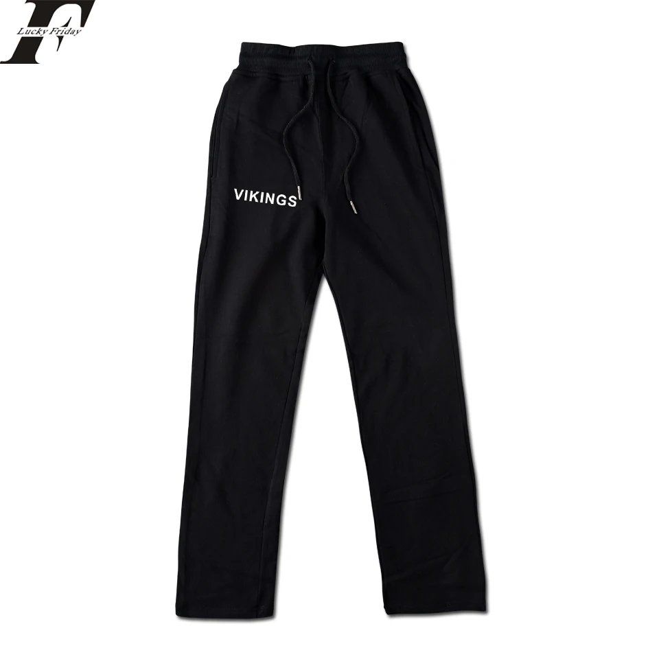LUCKYFRIDAY beste verkauf WIKINGER Jogginghose Männer/Frauen Baumwolle Lässige Jogger Taille Dünn Warme Trainingshose
