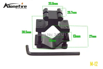 

AloneFire M-12 21mm rail tactical hunting laser scope sight weaver picatinny rifle mount picatinny tactical mount (1pc)