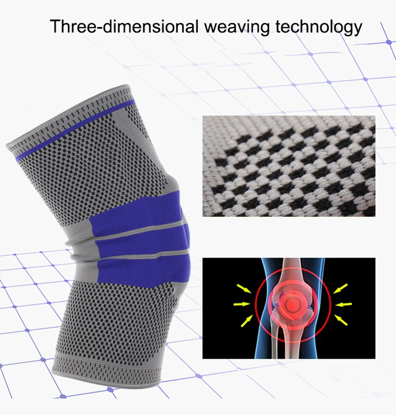 1 шт. спортивные наколенники для поддержки колена силиконовые весенние наколенники для баскетбола волейбола наколенники для танцев наколенники