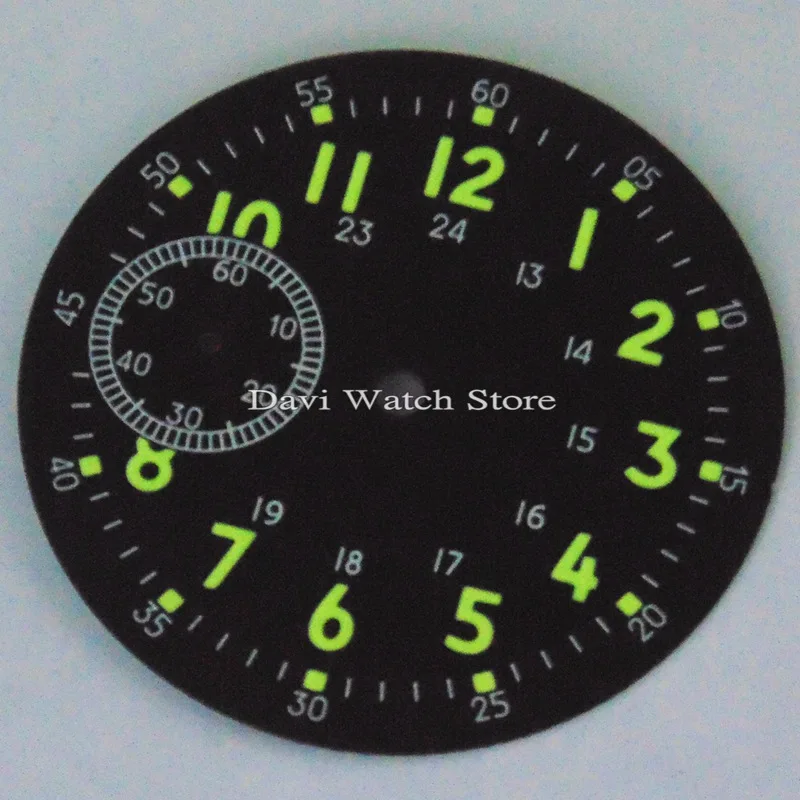 Corgeut 39 мм часы с черным циферблатом комплект для приблизительный срок поставки: 6497 Чайка st36 детские наручные часы