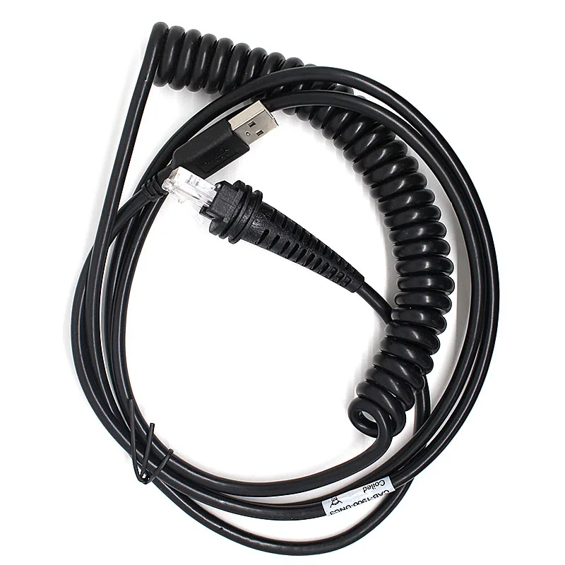 HON MARK 1900g Сканер НОВЫЙ 3 м спиральный Usb кабель для Honeywell 1200g 1202g 1250g 1300g 1450g 1900h 1902