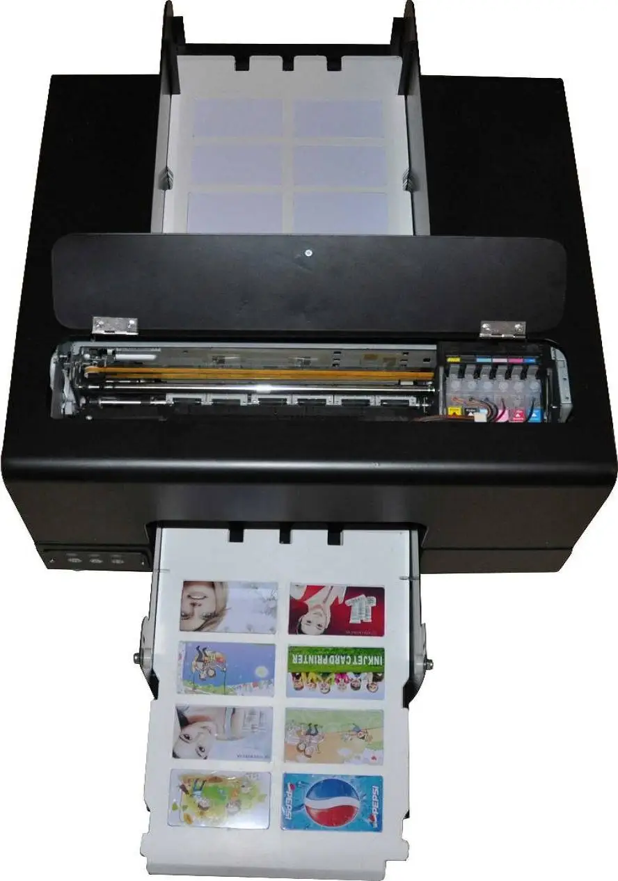 Auto printer for pvc card printing with 8card traysin Printers from