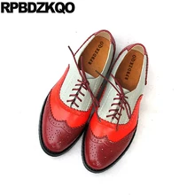 Китай; большие размеры; круглый носок; большой натуральная кожа; 12-44; Ретро стиль; ; Туфли-броги на плоской подошве; 11; ЯПОНСКИЕ ВИНТАЖНЫЕ женские туфли-оксфорды на шнуровке