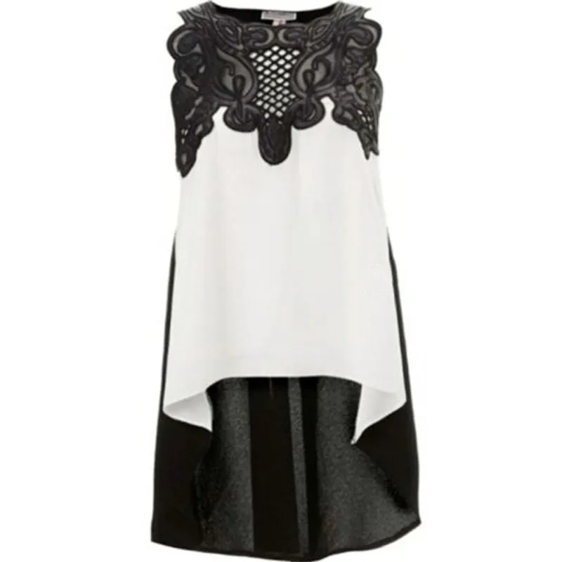 الصيف المرأة بلوزة عارضة أكمام الشيفون تنحنح غير النظامية فضفاض قمم قميص