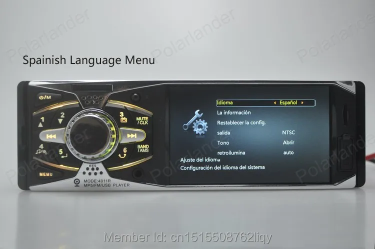 4,0 ''HD автомобильный стерео радио 12 В заднего вида TFT MP5 плеер AUX/SD/USB/FM зарядное устройство в тире 1 din MP3/MP4/аудио/видео/Автомобильная электроника