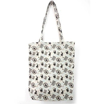 

Alice in Wonderland Printing Women Canvas Tote Bag Alice's Adventures in Wonderland Shoulder Bag Ladies Tote Shopping Bags