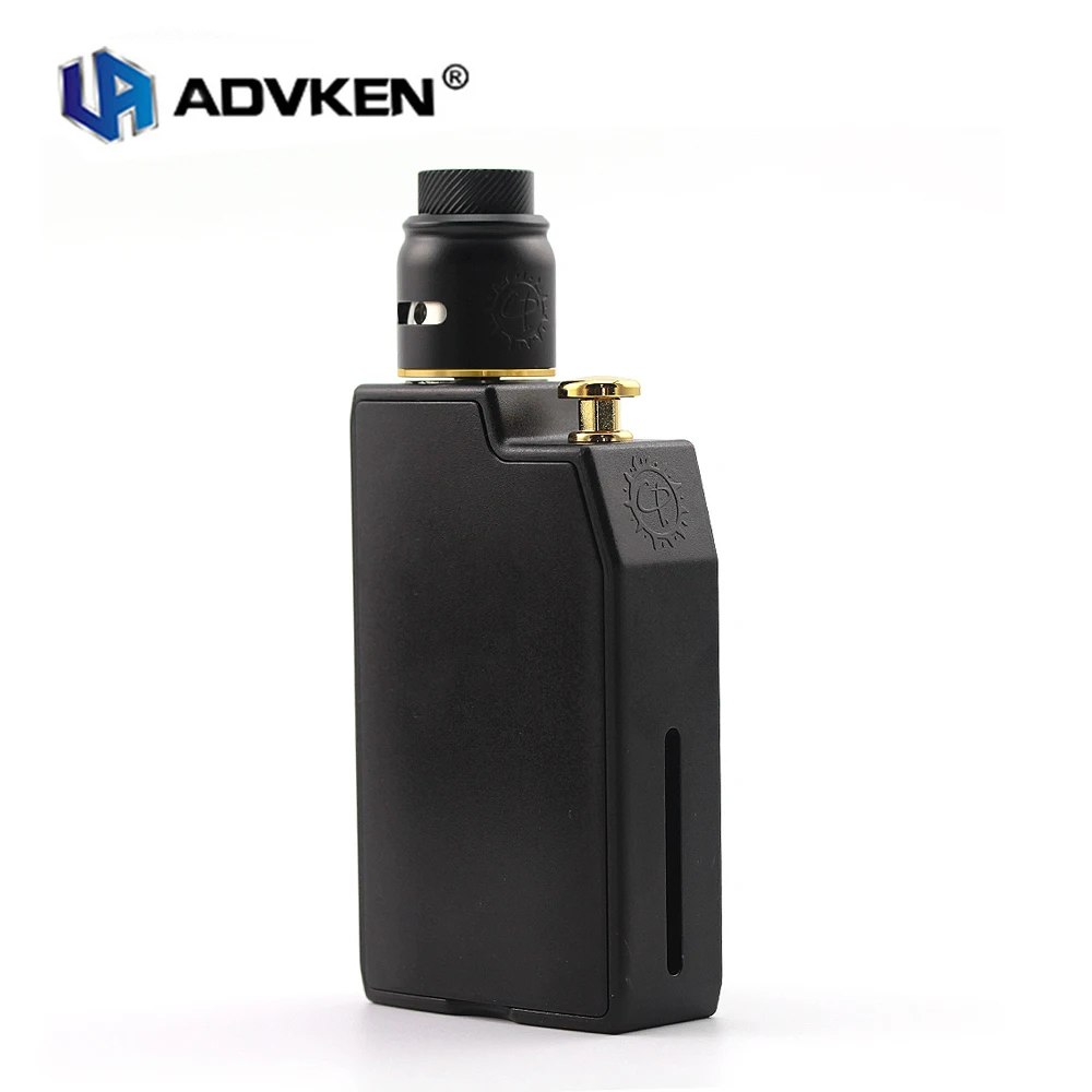 

Electronic Cigarette Kit Original Advken CP Squonking Mod with 22mm Cp RDA Atomizer Single 18650 Bottom Feed Mechanical Box Mod