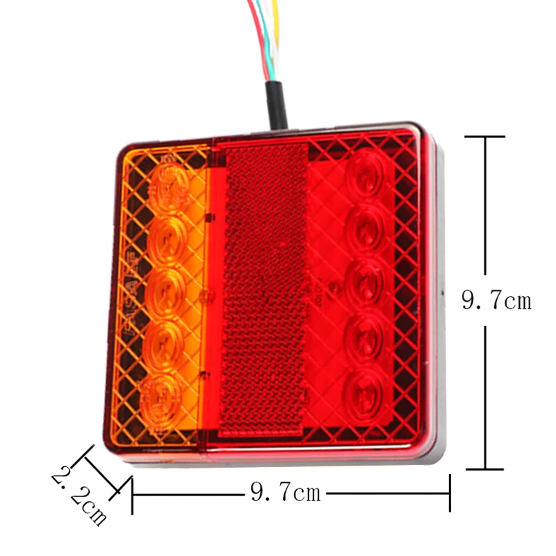 

1 piece 12v LED Trailer Light truck lorry camp car accessory rear stop brake direction indicator rear position lamp