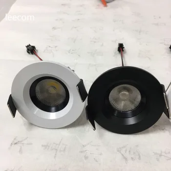 

2018 Dimmable(0-100%) Led lamp 10pcs/lot Downlight 400lm Ceiling Spot Lights Panel Light Recessed Aluminum Lamp Warm cold white
