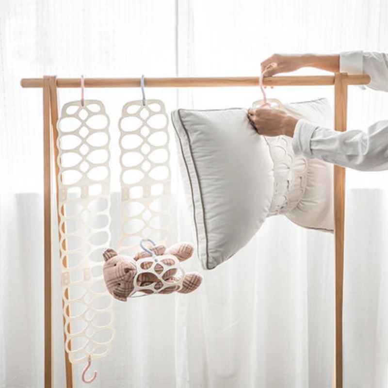 Buy Creative pillow rack double hook Multi use Drying
