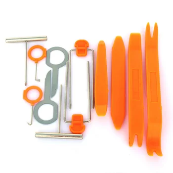 

12pcs Car Door Clip Panel Radio Removal Tool For Mercedes Benz A200 A180 B180 B200 CLA GLA AMG C E CLS GLK CLK SLK Class