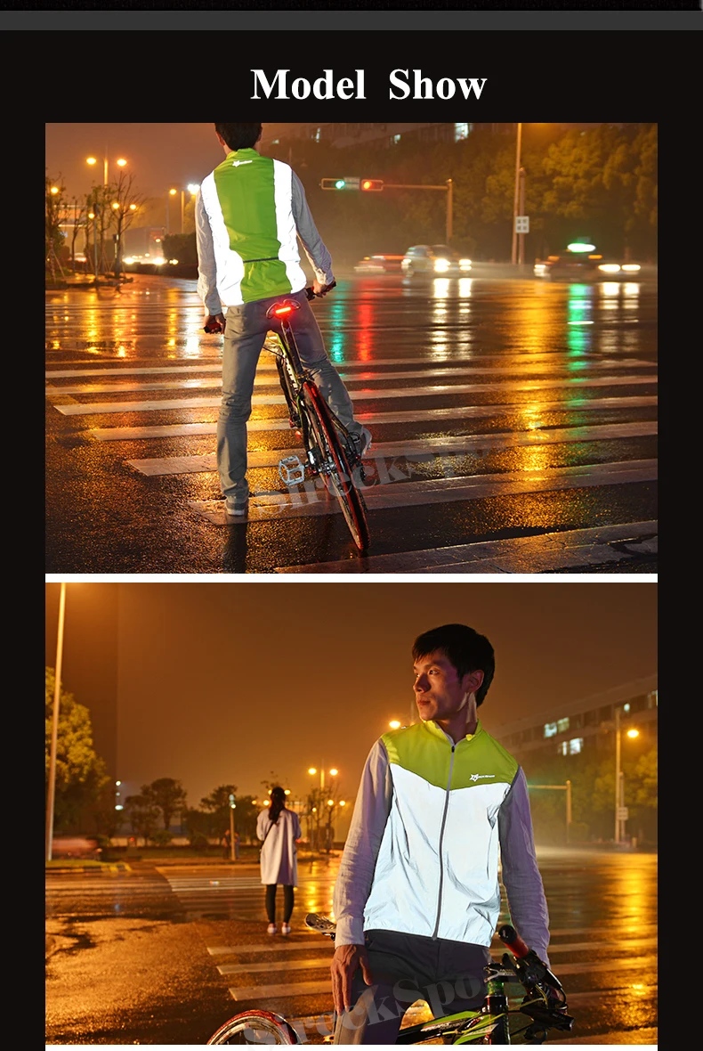 ROCKBROS светоотражающий жилет безопасности без рукавов жилет для велоспорта куртка ветрозащитная одежда для велосипеда Джерси пальто Chaleco Ciclismo