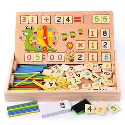 Детские игрушки количество палочки Math деревянный обучения Образование Математика игрушки Цифровой Управление коробке Обучающие блоки