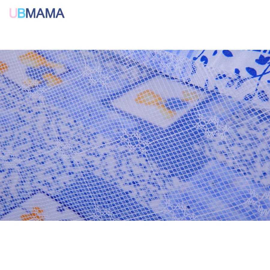 Mosquito net portable cotton folding foldable Portable zipper large size Colorful Dusty Boy girl baby with movable crib bed