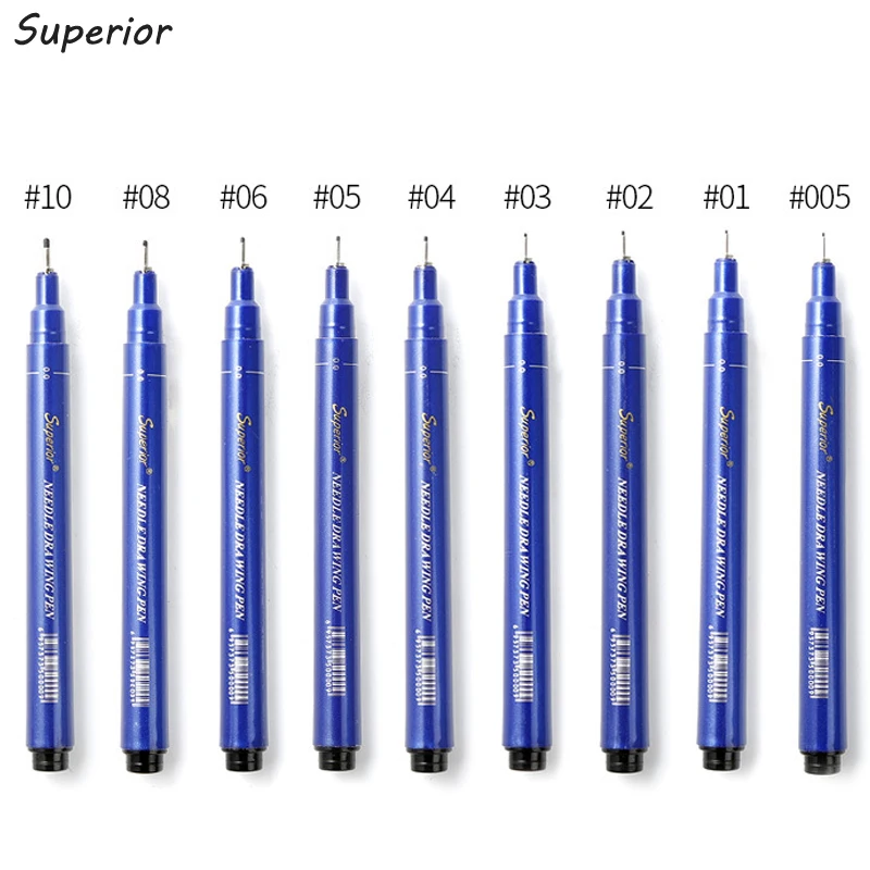 Buy 10pcs Pro Pigment Micron Liner Pen Set Waterproof