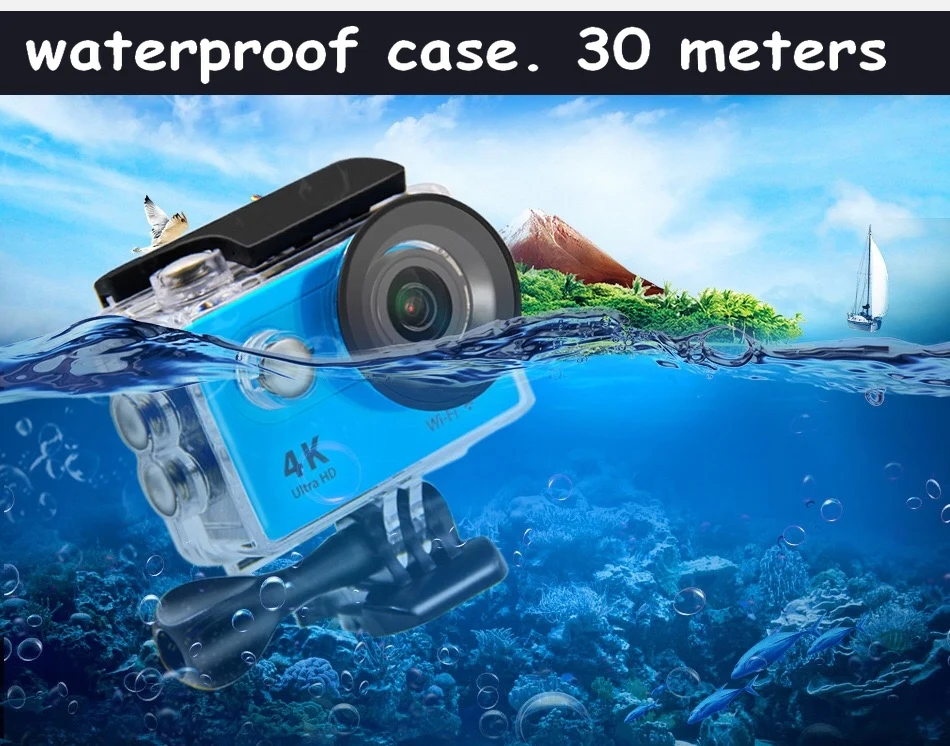 E500 2 дюймовый экран Ultra HD 4K WiFI Водонепроницаемая цифровая видеокамера для