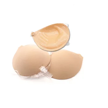 

New Self-Adhesive Strapless Thicken Nude Bra Sexy Palm Silicone Bra
