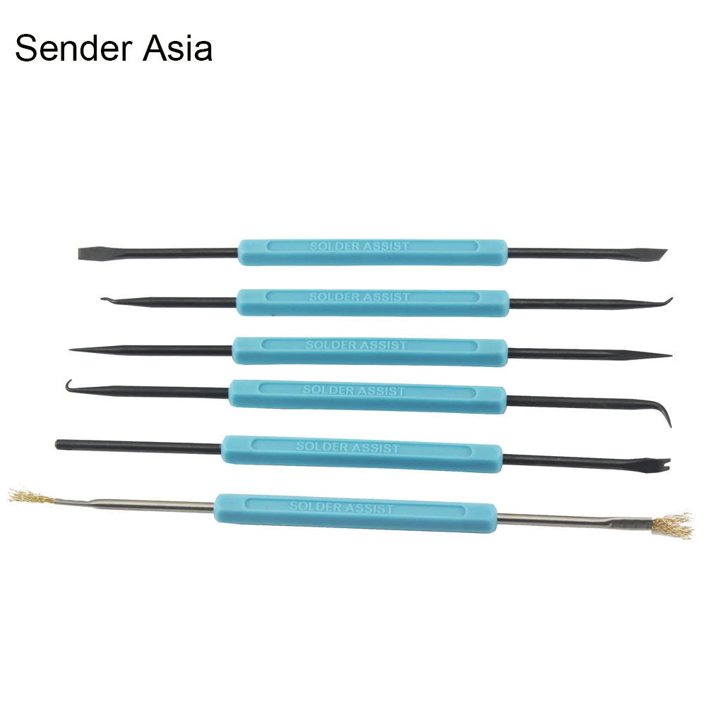 

6 in 1 Solder Assist Precision Electronic Components Welding Grinding Cleaning Tool Kit