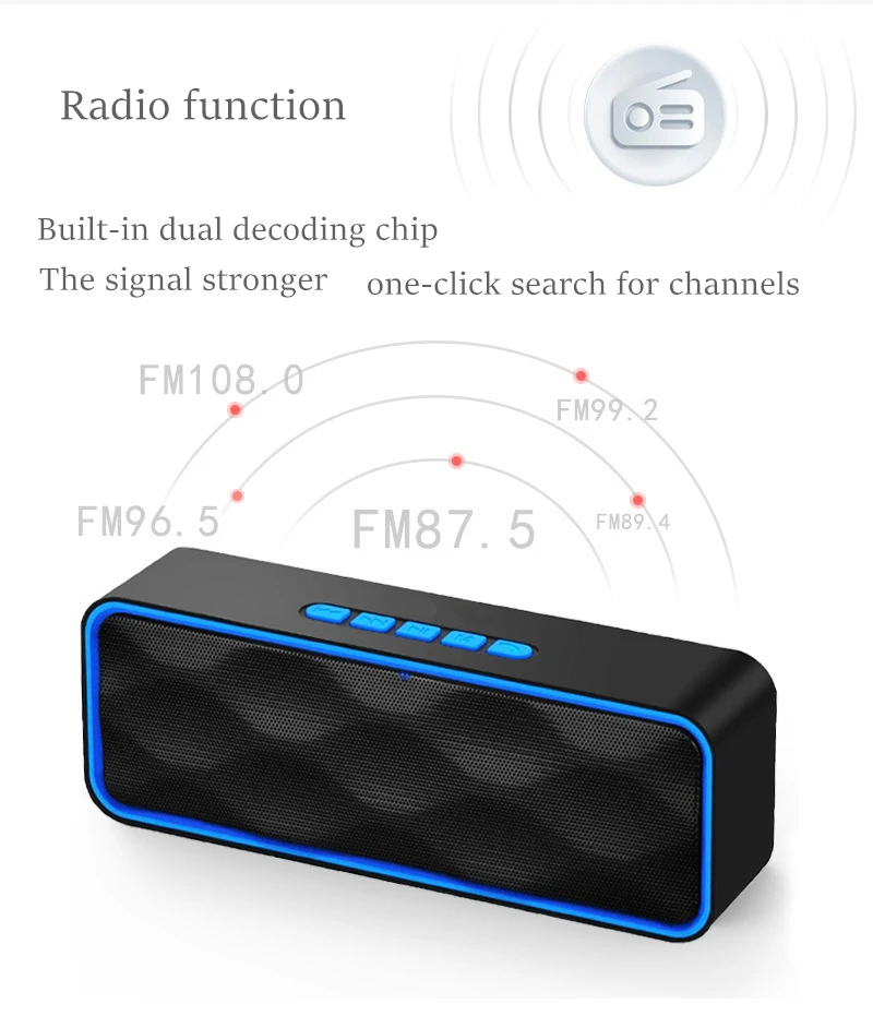 Портативный беспроводной динамик Мини Bluetooth динамик 3D стерео музыка портативный мини динамик s 3D Boombox Som Altavoz TF AUX USB F4023