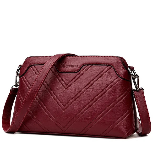 Chu Jj Fashion Thread Women Bags S Genuine Leather Handbags Chu Jj Fashion Thread Women Bags S Genuine Leather Handbags All Match Shoulder Crossbody