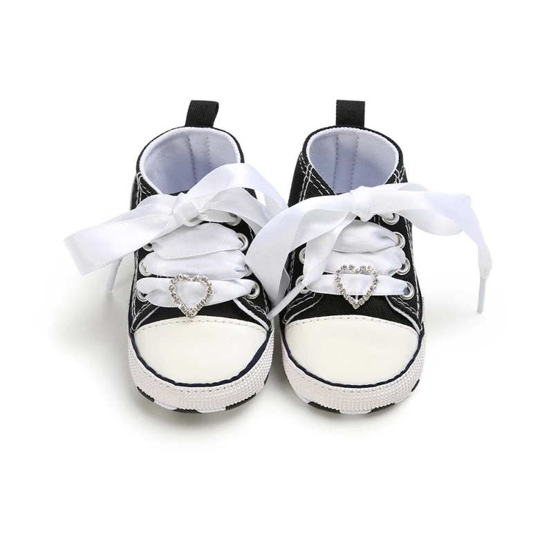 Весенняя парусиновая обувь для девочек малышей Первый Уокер новорожденных обувь для мальчика ленты обувь для детей Мода для малышей