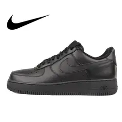 Оригинальный Nike Оригинальные кроссовки AIR FORCE 1 AF1 Мужская дышащая обувь; обувь для скейтборда модная Уличная обувь; удобная спортивная