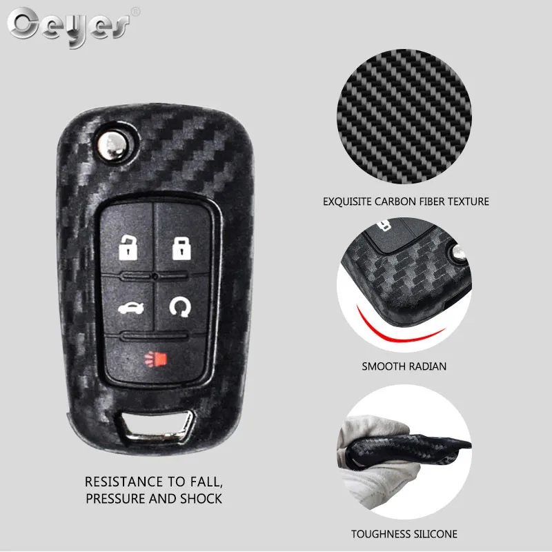 Carbon fiber key cover for CHEVROLET (2)