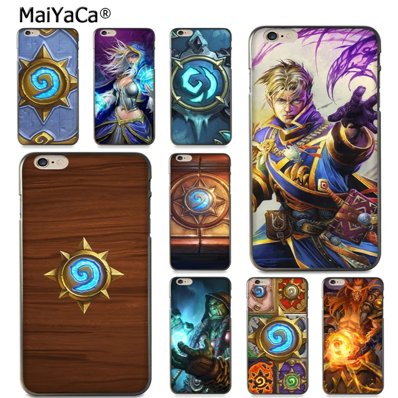 

MaiYaCa Hearthstone Colorful Cute Phone Accessories Case for iPhone 6S 6plus 7 7plus 8 8Plus X 5 5S case