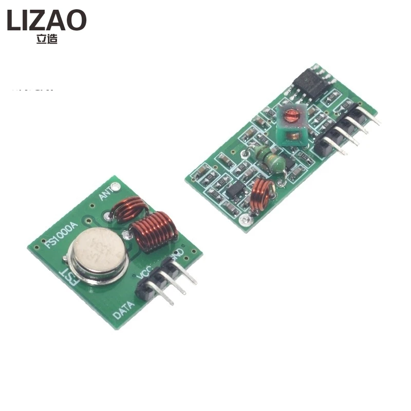 

Smart Electronics 433Mhz RF transmitter and receiver Module link kit For arduino/ARM/MCU WL diy 315MHZ/433MHZ wireless