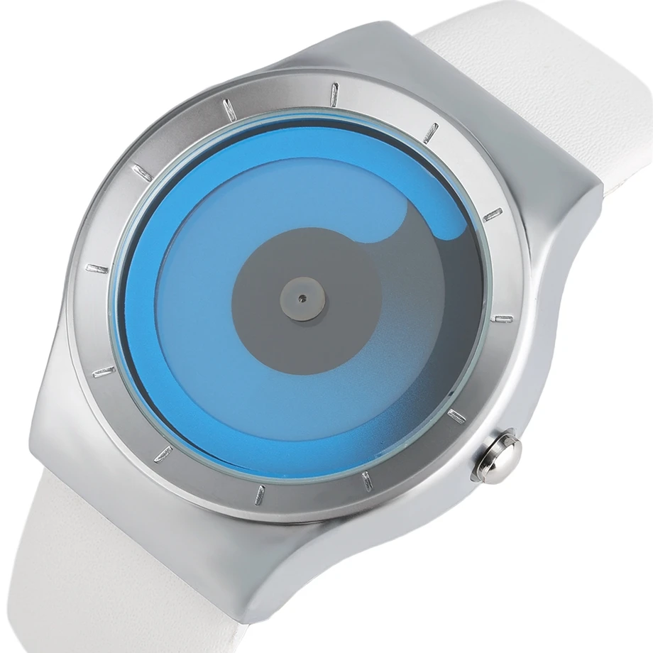 Creative Men's Watches Turntable Blue Swirl Pointer Fashion Minimalist Style Unisex Couple Gifts Clock Male Female Wristwatches 2018 (13)