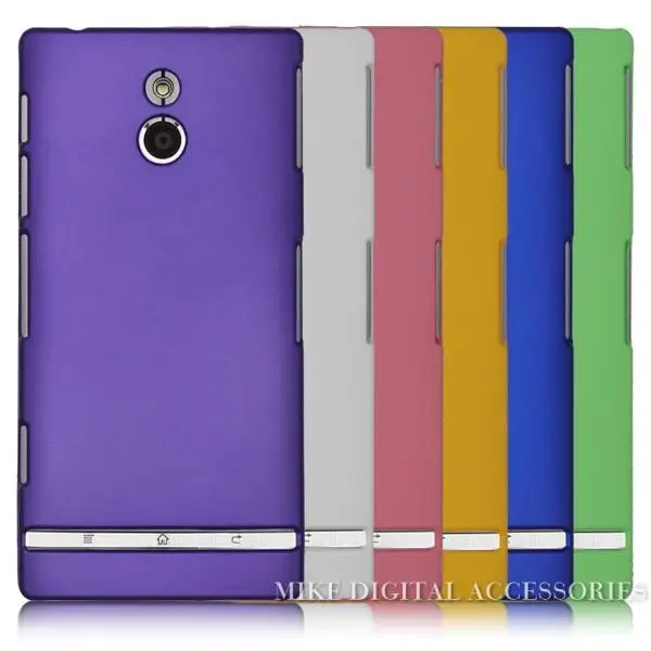Высококачественный разноцветный роскошный прорезиненный Матовый Жесткий чехол для телефона sony Xperia P Lt22i