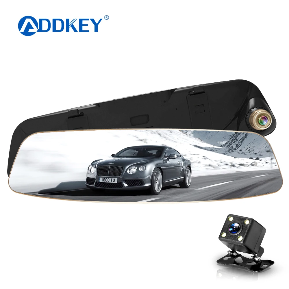Автомобильный видеорегистратор ADDKEY 5 дюймов сенсорный экран зеркало заднего