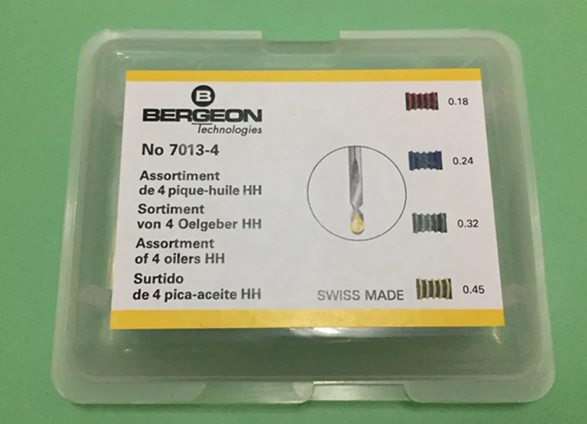

bergeon 7013 Assortment of 4 oilers Haute Horlogerie surtido de 4 pieces set for watch tools