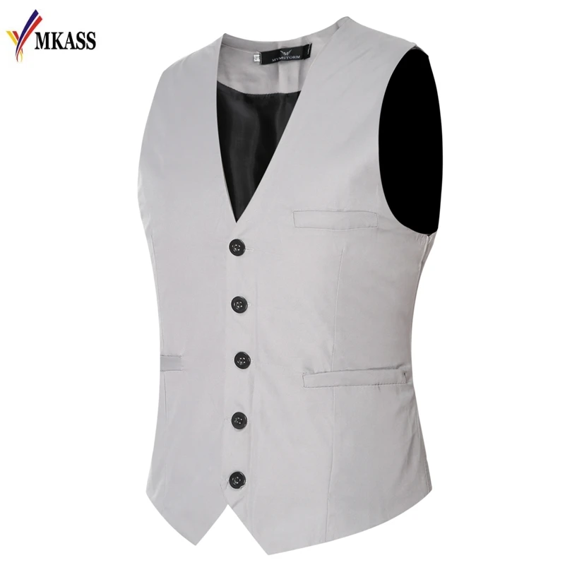 

9 Colors 2018 Men Suit Vest Formal Top Male Bussiness Suit Vest Men Hombre Custom Made Vest Man Plus Size M-6XL