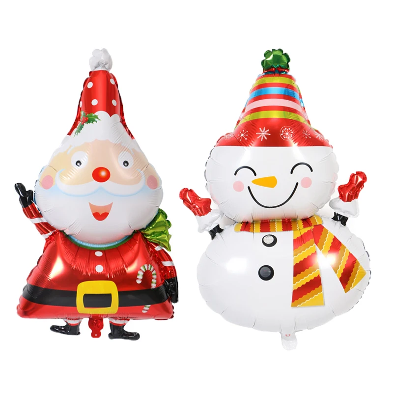 

1PC Merry Christmas Party Balloons Supplies Christmas Snowman Santa Foil Balloons Decoration Kids Toys Gifts Air balloon