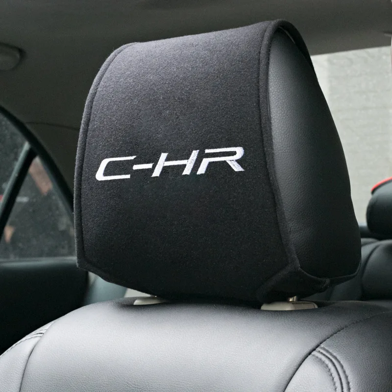 

1PCS Hot car headrest cover fit for Toyota C-HR Corolla Prius Verso Yaris CHR Avensis Alphard Accessories Car Styling