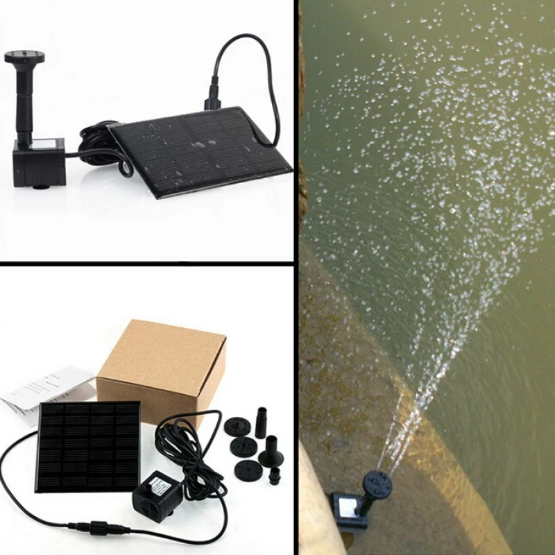 Tenozek 1W Direct-current Brushless Solar Powered Submersible Water Pump Tenozek 1W Direct-current Brushless Solar Powered Submersible Water Pump