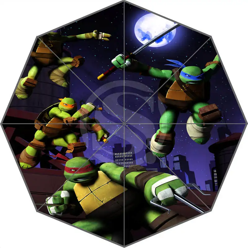 

WY612H34 New Custom teenage mutant ninja turtles Umbrella Sunny and Rainy Sunscreen Anti-uv Umbrella Wy34
