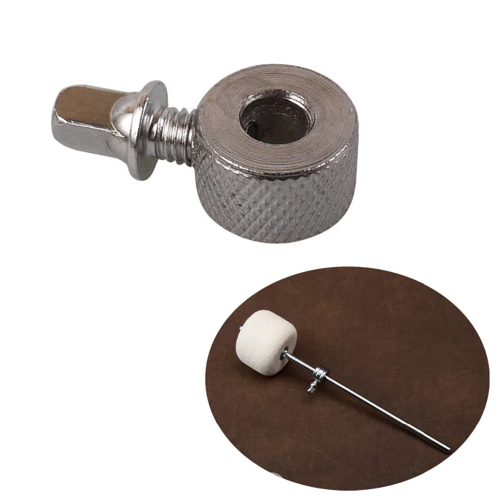 Acessórios para Tambor Pérola Baixo Tambor Pedal Batedor Peso Memória Eixo Bloqueio Cymbal Novo