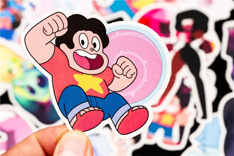 22PCS 2018 New Cute Cartoon Stickers Steven Universe Kids Toy Sticker For Luggage Skateboard Motorcycle Laptop Sticker (14)