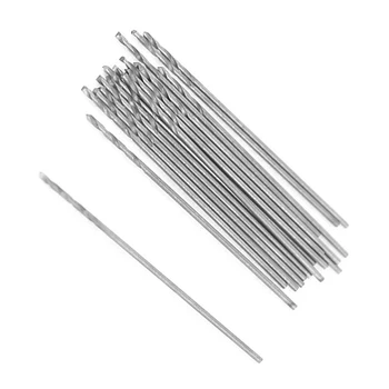 

Useful 20 Pcs 0.5mm Diameter Straight Shank Metal Spiral Twist Drill Bit