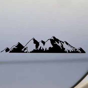 

Wrap Car Sticker Tree Mountain Decor 1x Accessory Exterior For SUV RV Offroad