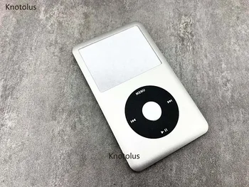 

knotolus silver front housing case cover balck click wheel silver central button for iPod 6th 7th gen classic 80gb 120gb 160gb