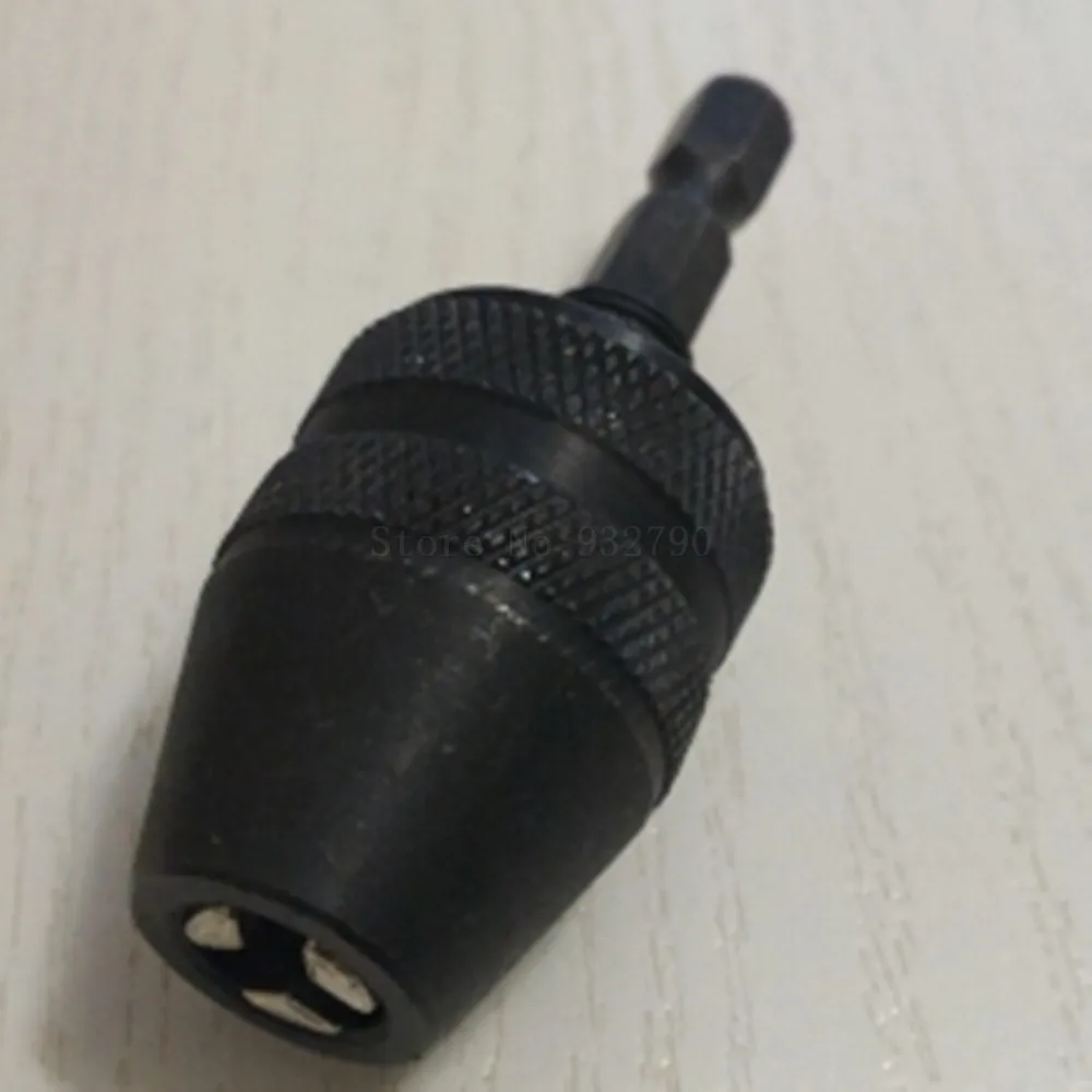 Hex Shank Keyless Drill Bit Chuck Quick Change Adapter Converter Clamping Range 0.5-8mm Electric Drill Chuck