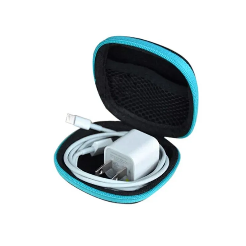 

1Pcs Hold Case Storage Carrying Hard Bag Box for Earphone Headphone Earbuds memory Card random color