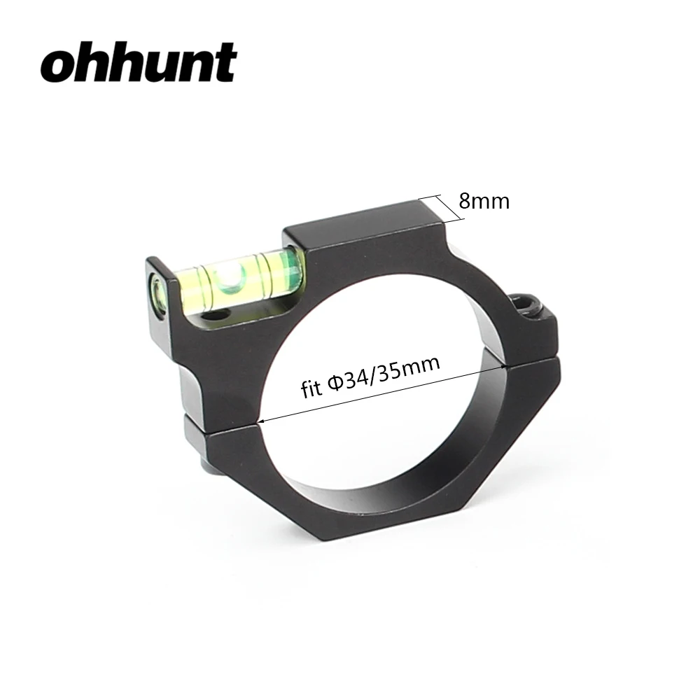 ohhunt 25.4mm 30mm 34mm 35mm Scope Tube Bubble Level Hunting Tactical Riflescope Laser Sight Alloy Mounts Accessories (6)