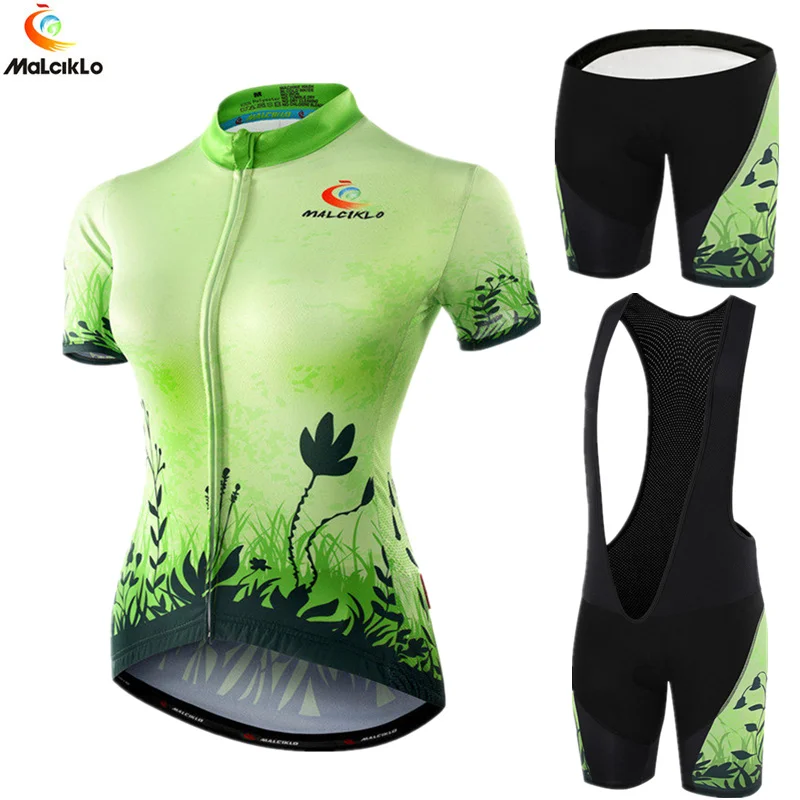 

Malciklo 2018 Cycling Set Women Cycling Jersey Summer Style Bicycle Mtb Bike Sport Suit Short Sleeve Cycling Clothing