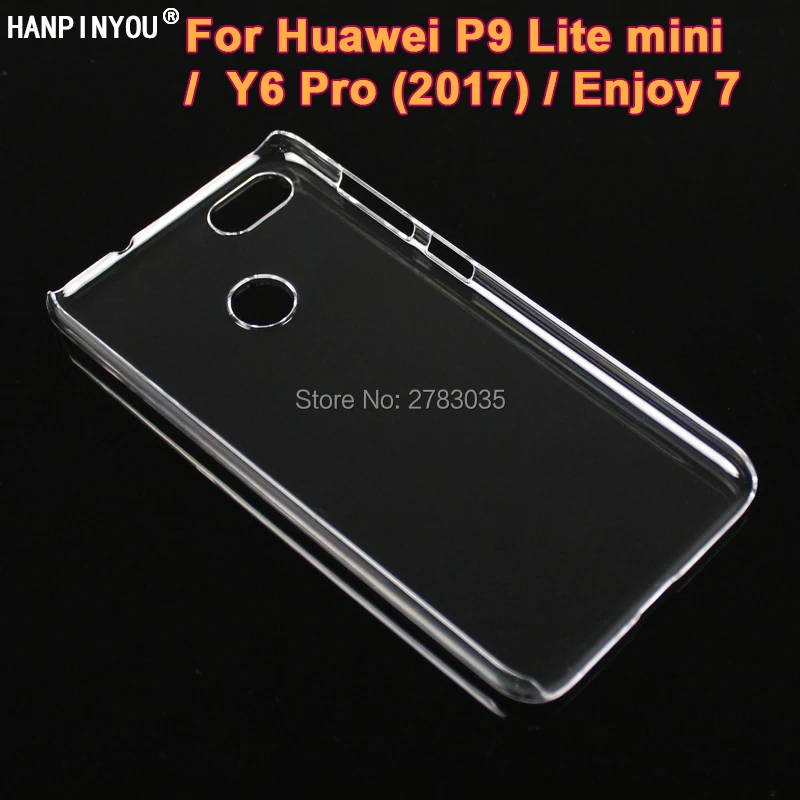 

For Huawei P9 Lite mini / Y6 Pro 2017 / Enjoy 7 Glossy Snap Phone Case Crystal Invisible Hard PC Cover Clear Protect Back Shell