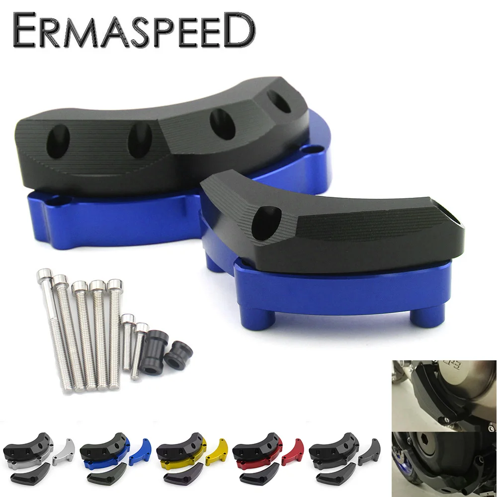 

Motorcycle CNC Aluminum Engine Protect Cover Frame Sliders Sliver Gold Red Blue Black for Yamaha MT-09 FZ-09 FJ-09 2014-2016